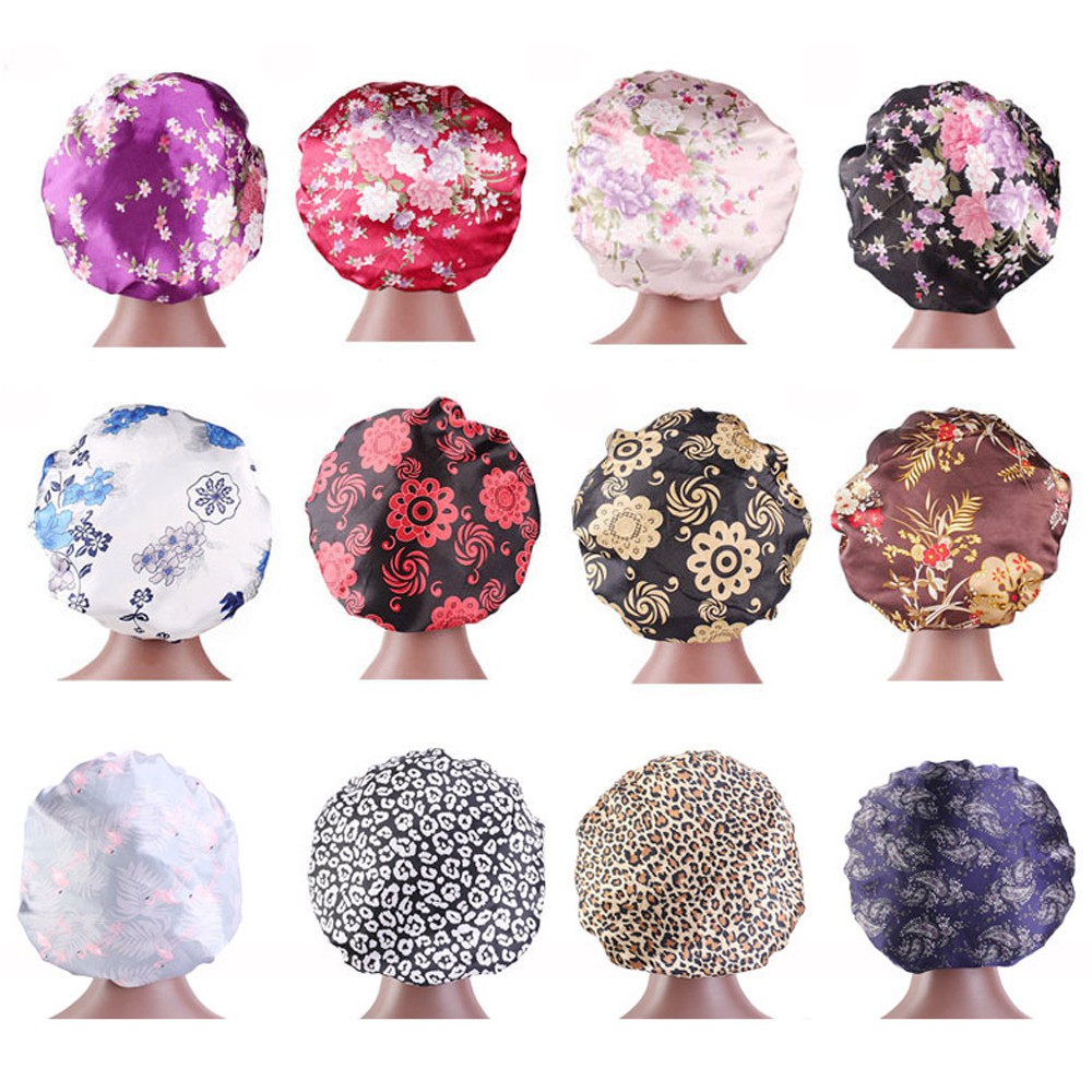 Mũ trùm đầu satin che tóc khi ngủ tiện lợi dành cho phái đẹp