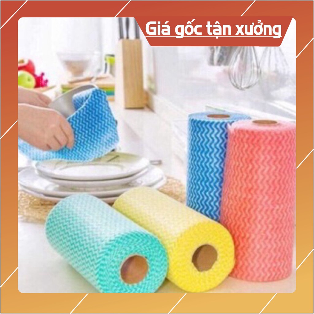 Sẵn hàng Combo 10 cuộn giấy lau đa năng( sỉ 14k)