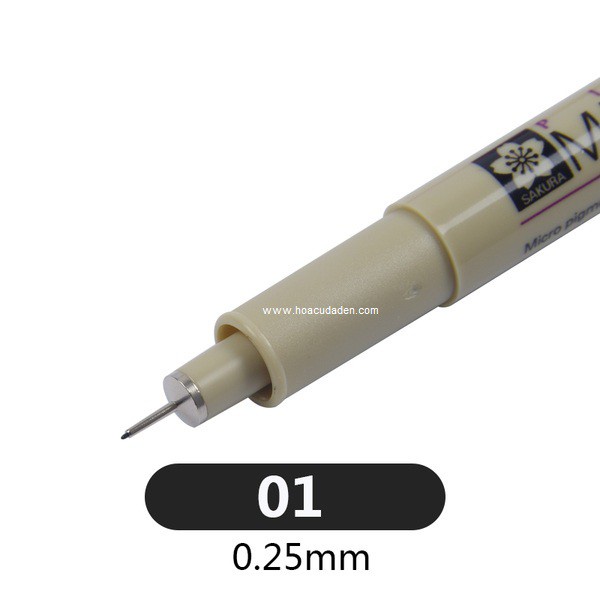 Bút Line Đen Kháng Nước Sakura Micron