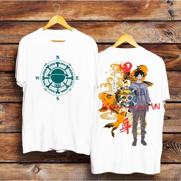 RẺ VÔ ĐỊCH- áo thun one piece Luffy thun Cotton áo thun nam , áo phông nam - nữ Tay ngắn cổ tròn - giá tốt nhất