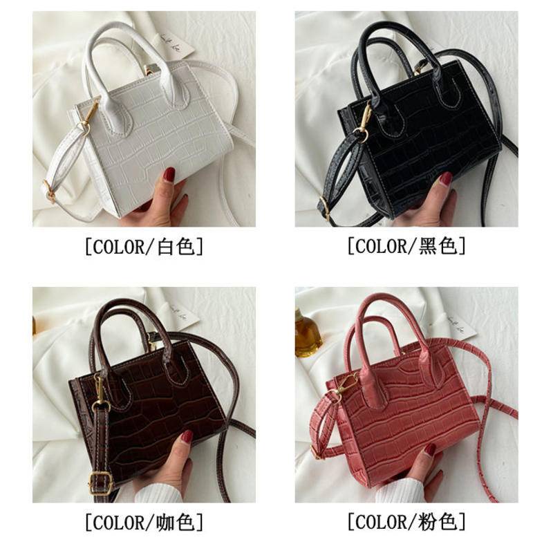 Túi xách nữ họa tiết đá cao cấp phù hợp niche năm 2021 túi xách đeo một vai kiểu phương Tây mới hợp thời trang