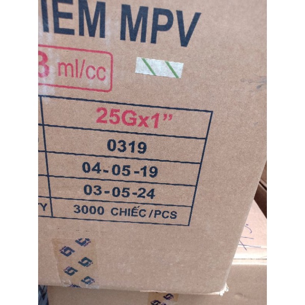 Bơm kim tiêm 3ml/cc