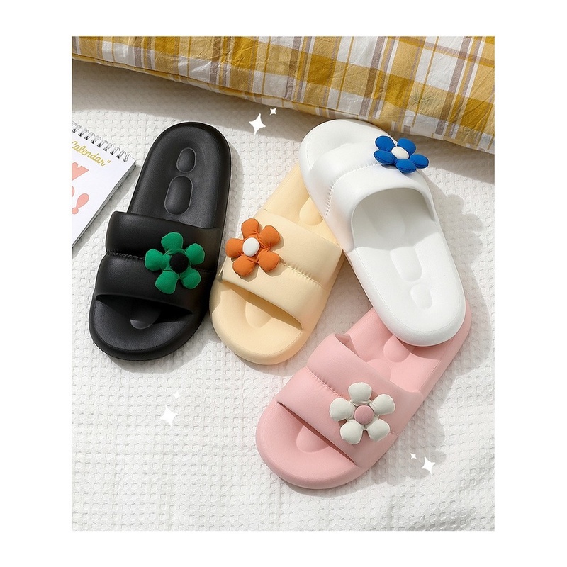 Dép Đi Trong Nhà Đế Dày Chống Trượt Thời Trang Cho Cặp Đôi