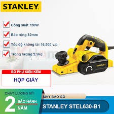 Máy bào gỗ cầm tay 750W Stanley STEL630 - Hàng chính hãng