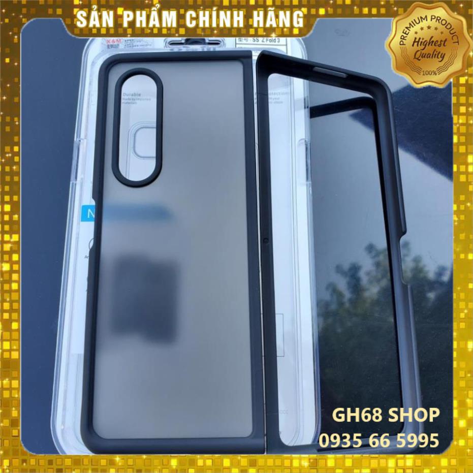 Ốp Lưng X&amp;M nhám viền dẻo cho Samsung Z Fold 3 5G chống sốc siêu đẹp.