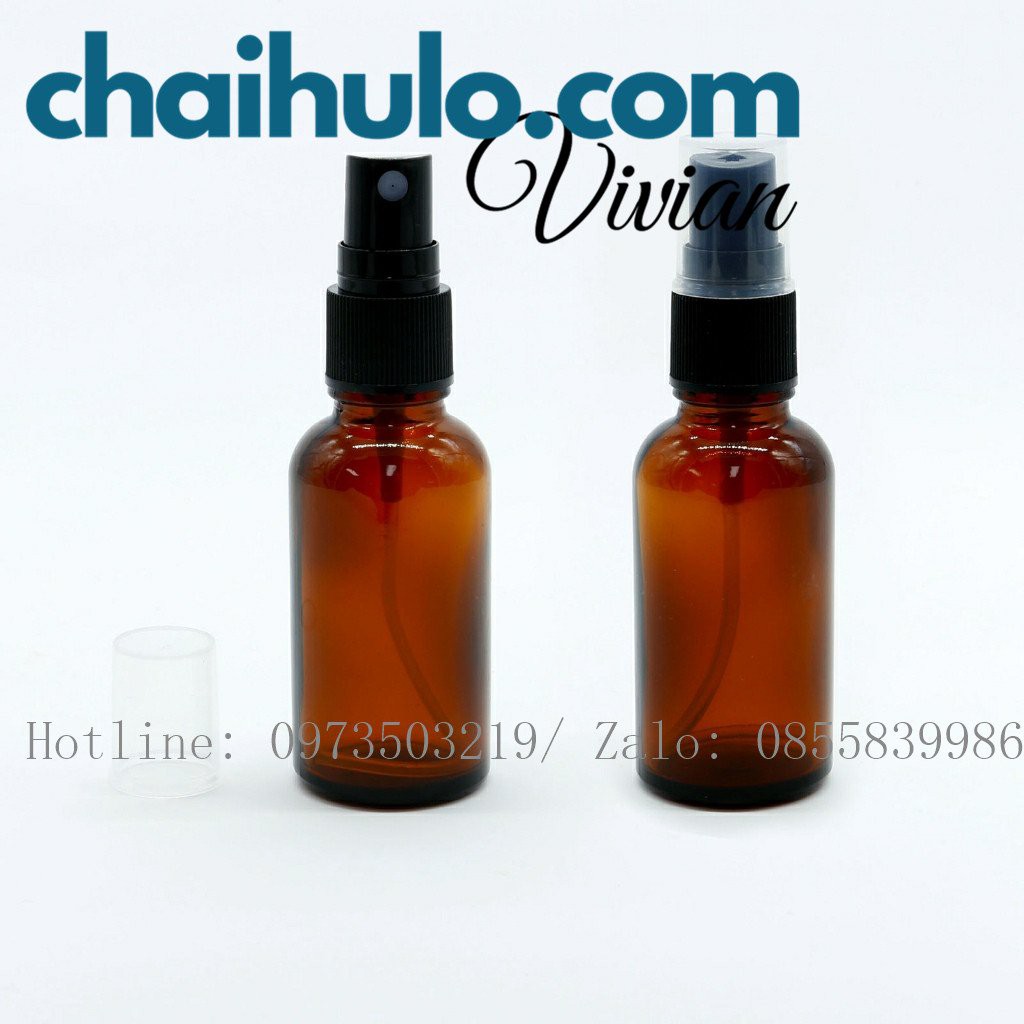 30ml - Chai xịt phun sương thủy tinh dày đẹp, chất lượng cao