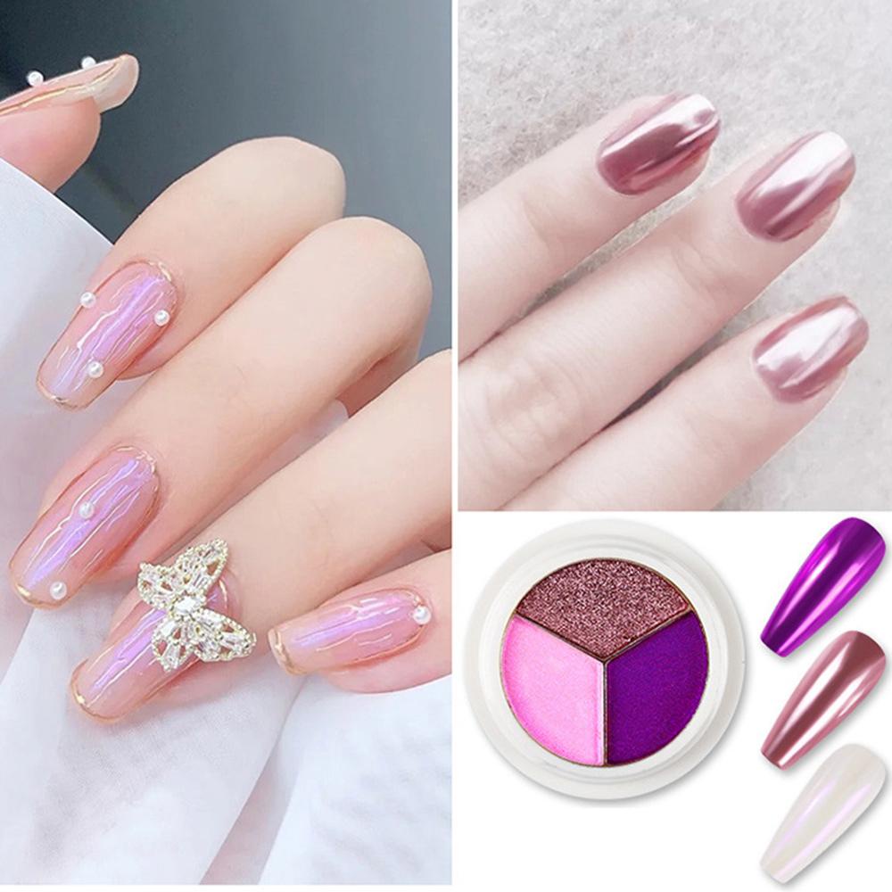Bột Tráng Gương Lấp Lánh Dùng Trang Trí Móng Tay Nghệ Thuật