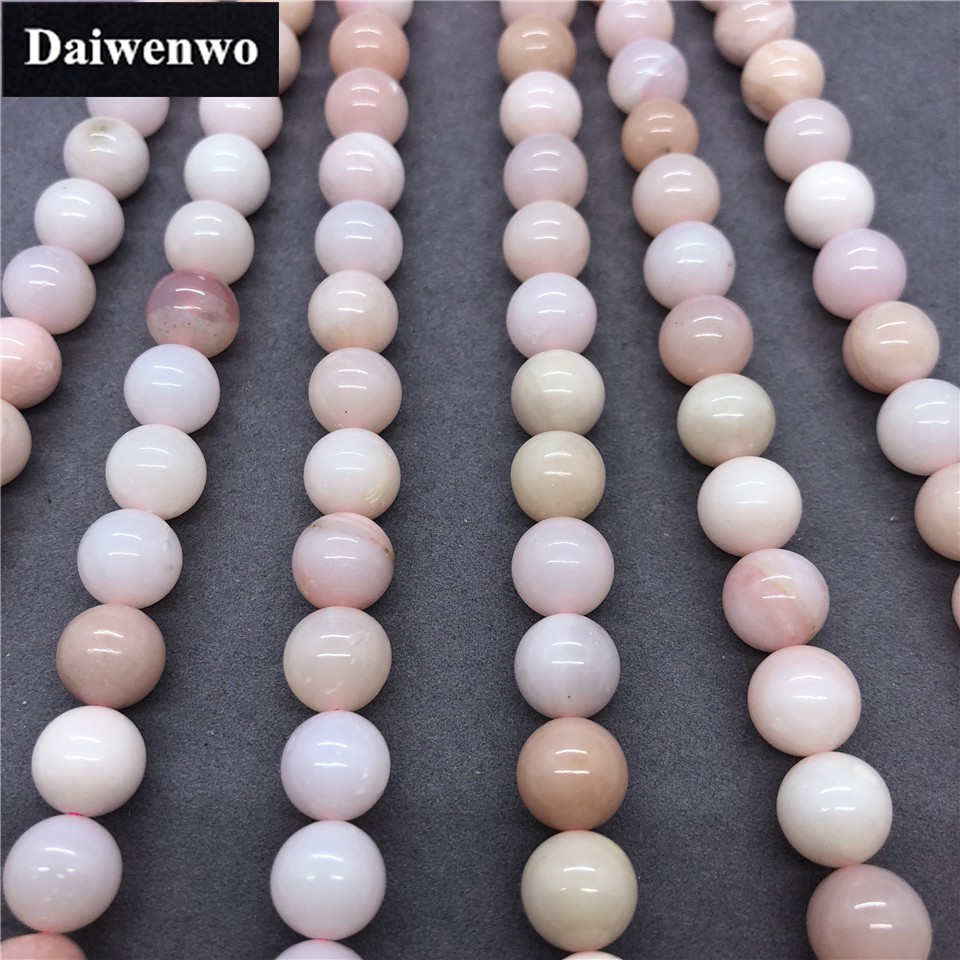 Chuỗi Hạt Đá Opal Tự Nhiên 3A 5A 6-12mm Dùng Làm Vòng Đeo Tay Diy
