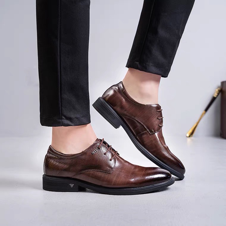 Giầy nam buộc dây  phong cách trẻ mẫu mới 2021