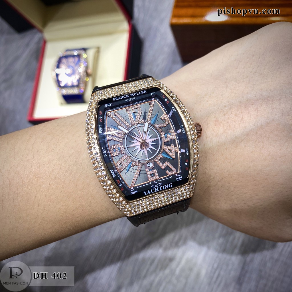 Đồng hồ nam FM-45 - Thiết kế full Đá sang trọng, tặng hộp và bảo hành 12 tháng | BigBuy360 - bigbuy360.vn