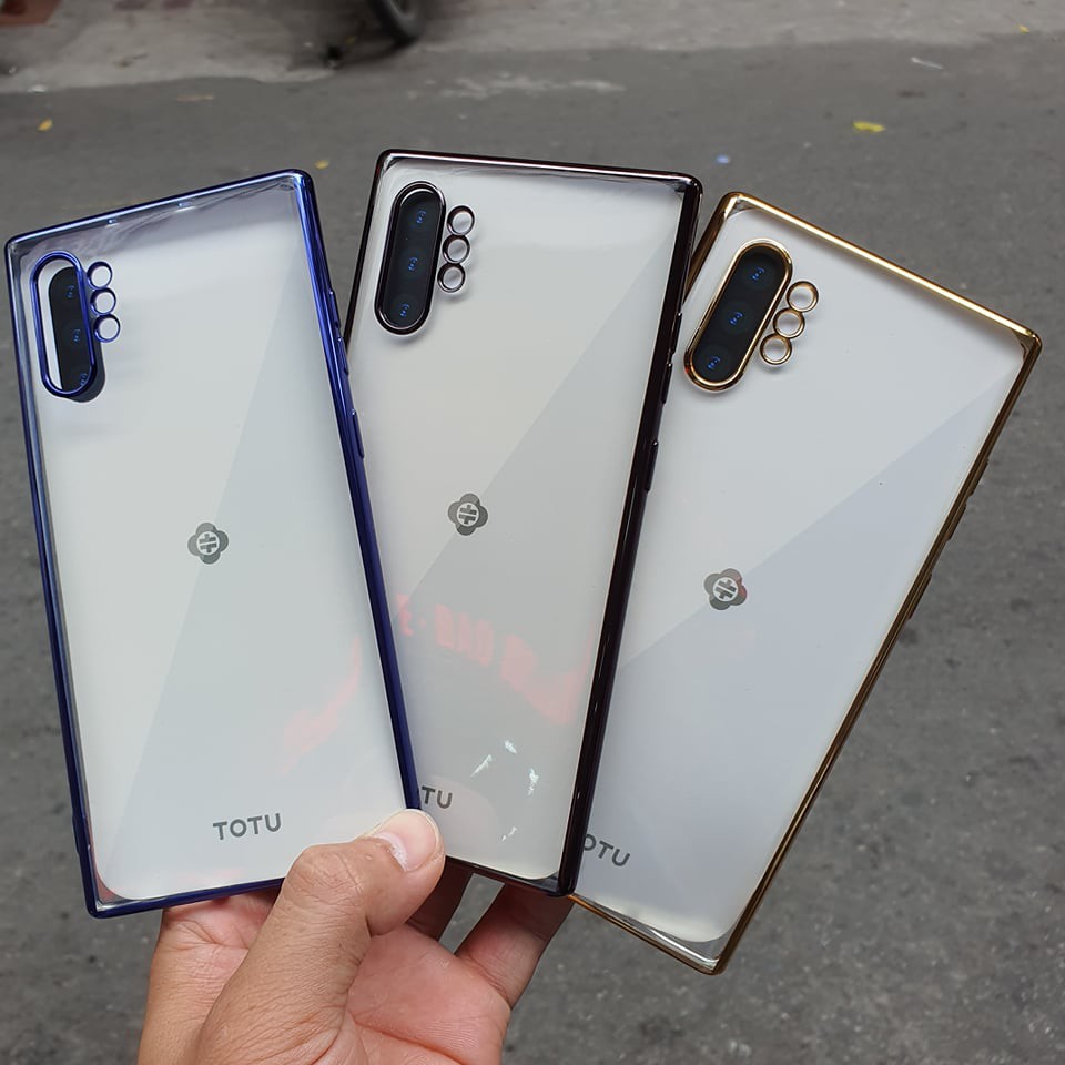 Ốp lưng silicon Totu viền màu Samsung Galaxy Note 10 - Note10 Plus
