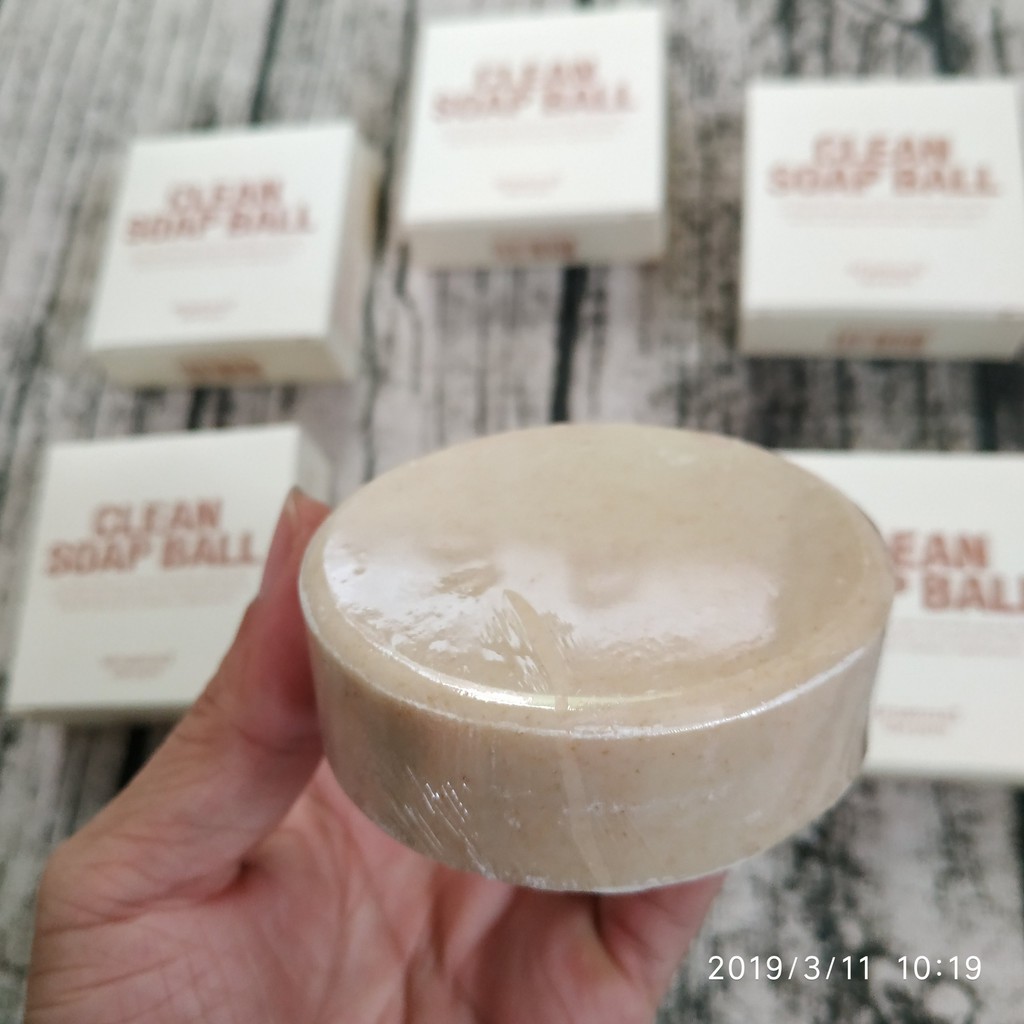 [Cam Kết Chuẩn Auth] Xà Phòng Rửa Mặt So Natural Clean Soap Ball