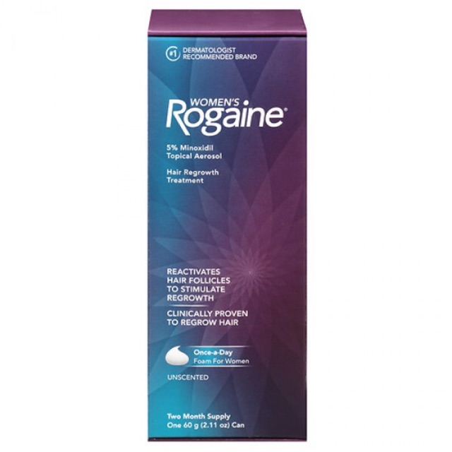 Thuốc mọc tóc cho nữ Rogaine Hair Regrowth Treatment Foam, 2 tháng