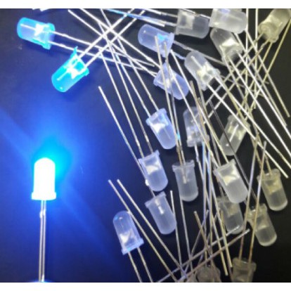 Led 5MM Xanh Dương Đục (10c)