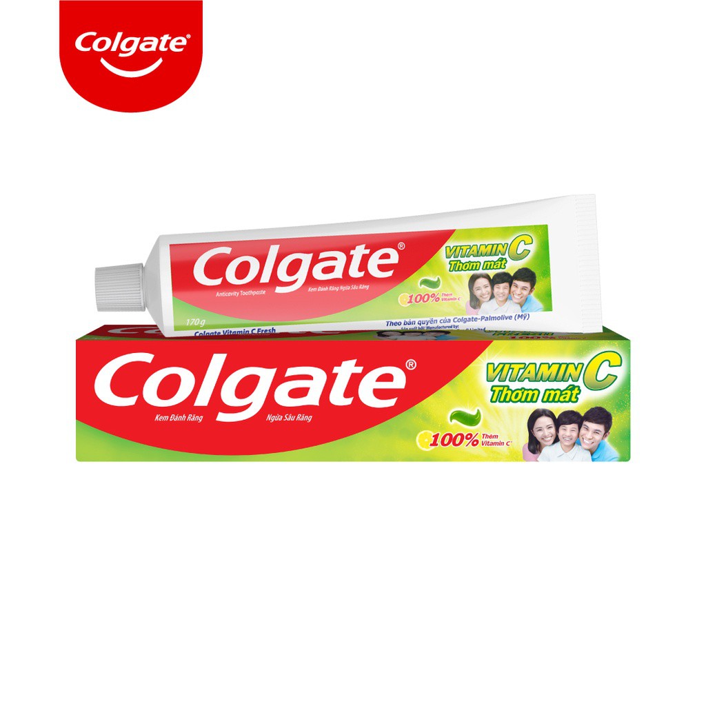 Kem đánh răng colgate vitamin C thơm mát 170gr