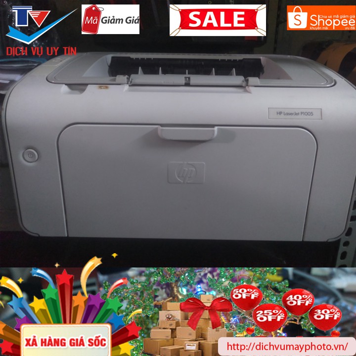 Máy in cũ HP P1005 nhỏ gọn bền đẹp bảo hành máy 3 tháng chất lượng trên 80% | BigBuy360 - bigbuy360.vn