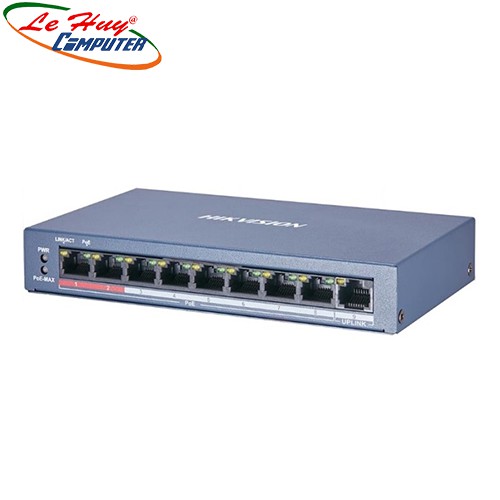 [Mã ELMS4 giảm 7% đơn 500K] Thiết bị chuyển mạch Switch HIKVISION DS-3E0109P-E(C) 8-port 10/100Mbps PoE