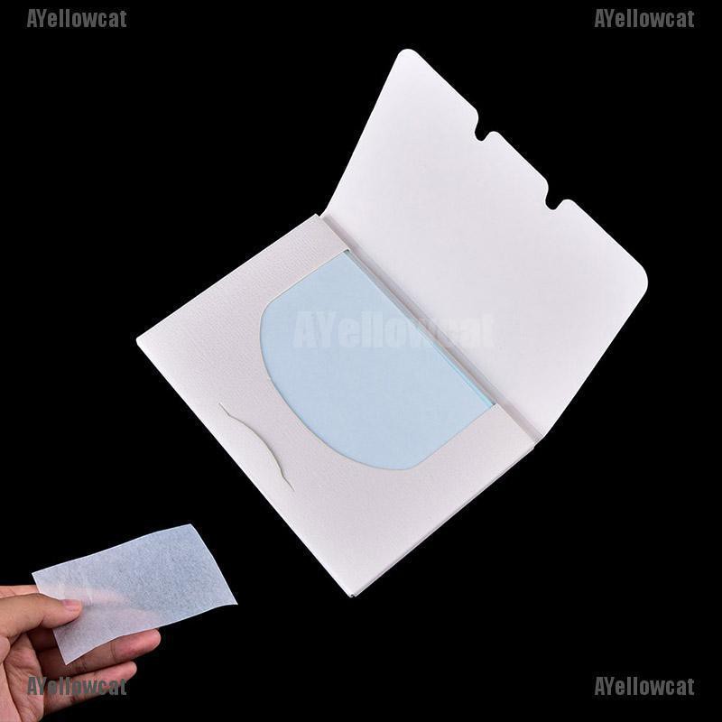 (hàng Mới Về) Set 100 Giấy Thấm Dầu Trang Điểm Mặt Tiện Dụng