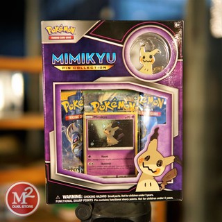 Hộp thẻ bài Pokemon Pin Collection - Phiên bản huy hiệu Mimikyu