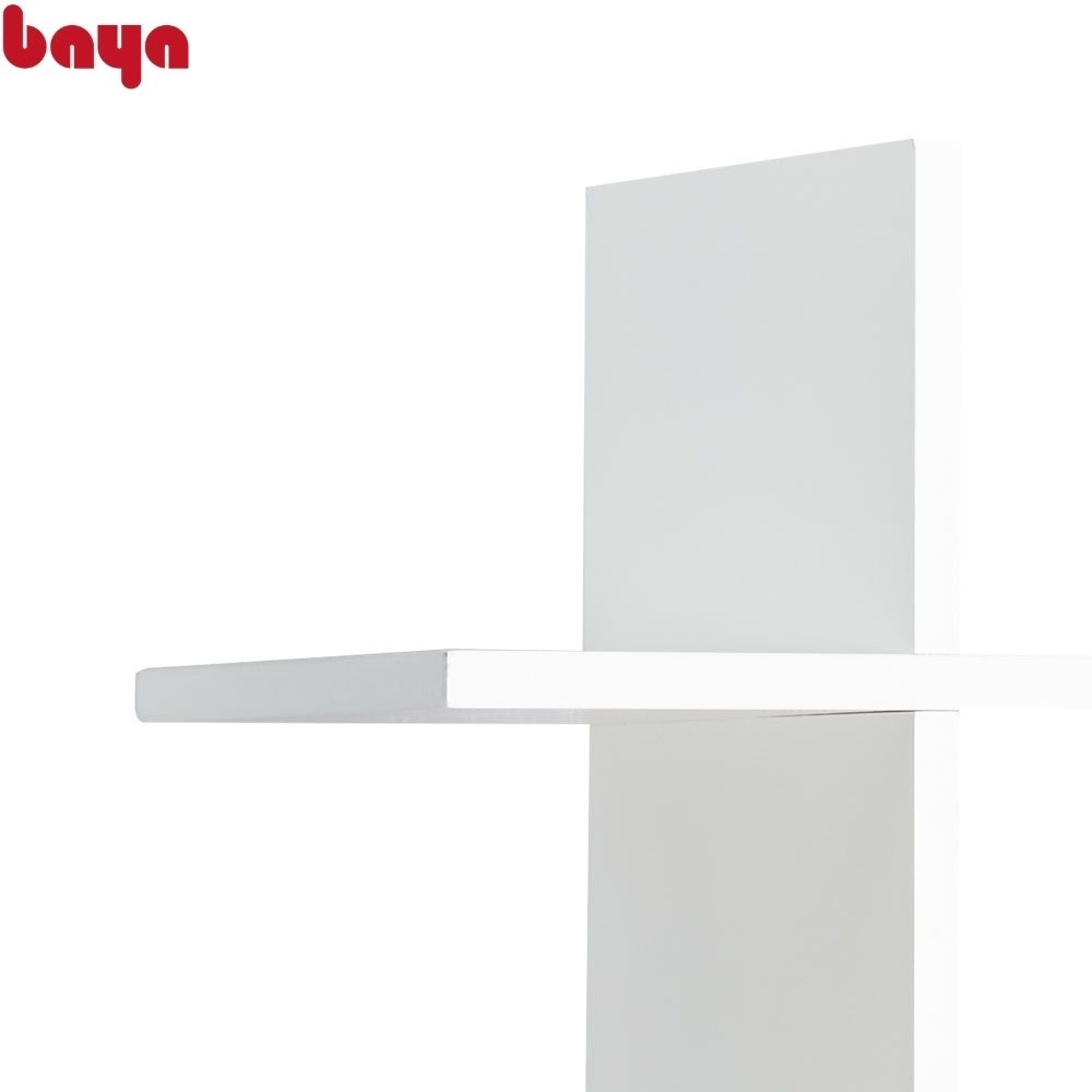 Kệ trưng bày BAYA LIPIZZAN Chất Liệu Gỗ MDF Cao Cấp , Màu Trắng , Nhiều công dụng 1076769