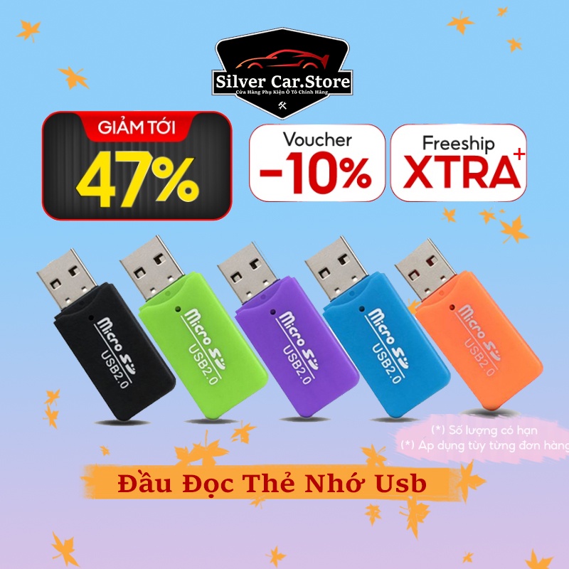 Đầu Đọc Thẻ Nhớ Mini USB 2.0