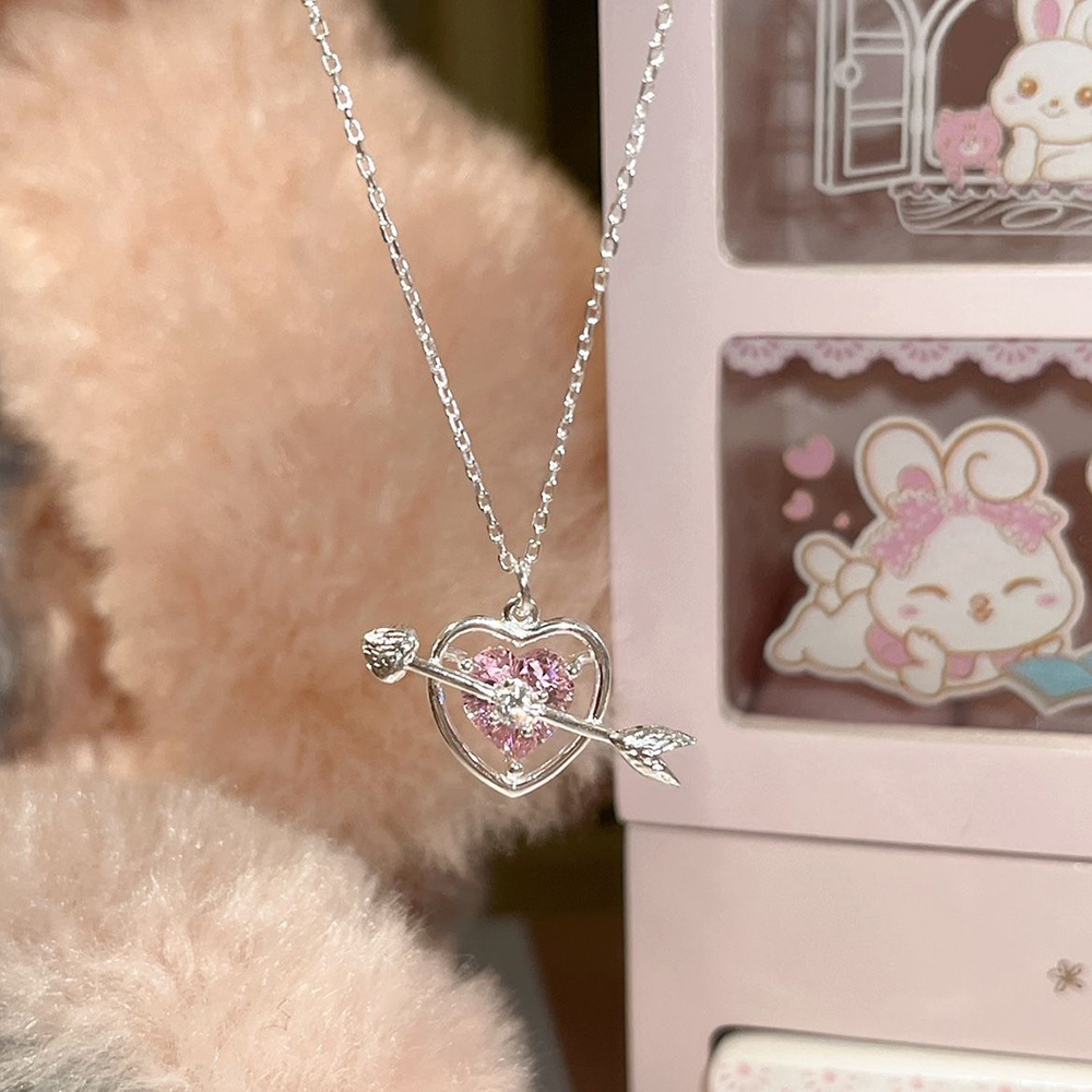 Bộ Trang Sức Đính Đá Pha Lê Hồng Sang Trọng Làm Quà Tặng Cho Bạn Gái