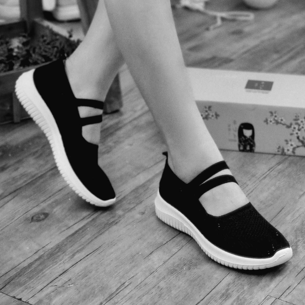 Kirei straps knitted ballet CN
