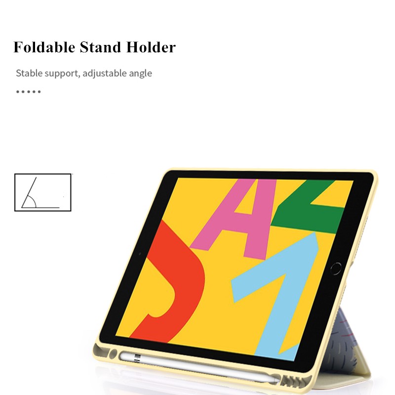 Bao da máy tính bảng TPU nắp gập 4 màu lựa chọn dành cho iPad Air 4/iPad Air/Air2/ 9.7"/10.2"/10.5"/Air 3/2020 pro 11"