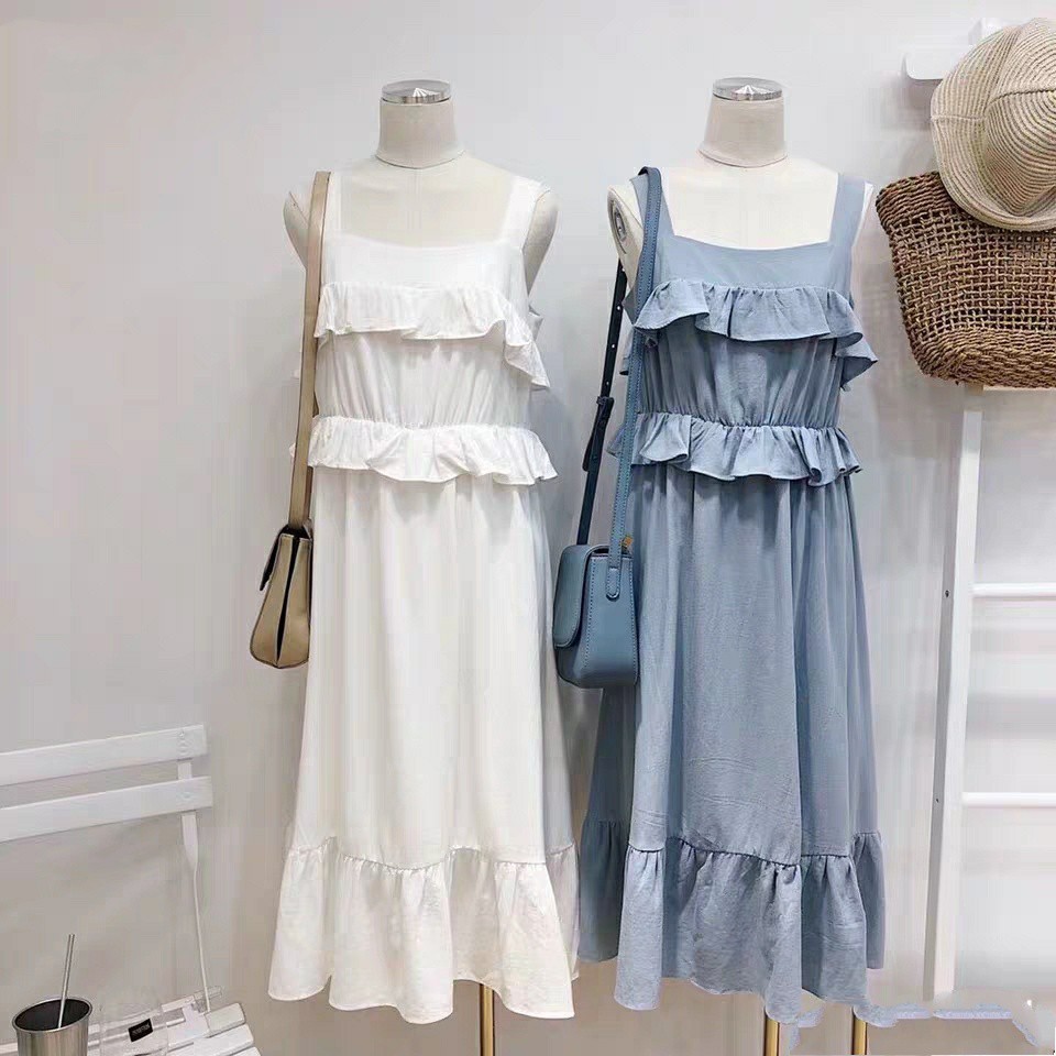 VÁY HAI DÂY CHUN EO ĐUÔI CÁ HOT