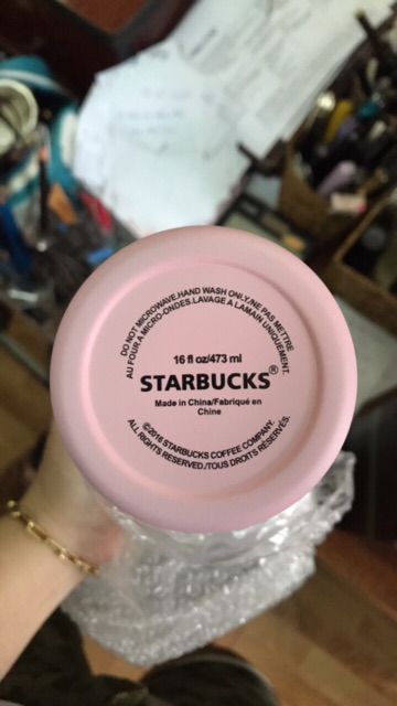 Ly giữ nhiệt STARBUCKS Matte one-color embossed logo ver1