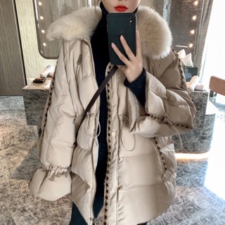 [ORDER]ÁO PHAO CỔ LÔNG VIỀN ÁO HOẠ TIẾT (ảnh thật ở cuối) ♥️♥️♥️