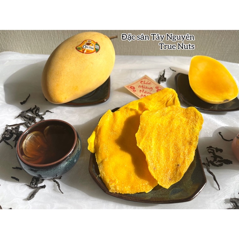 Xoài sấy dẻo nguyên miếng Nha Trang Đặc sản Tây Nguyên True Nuts