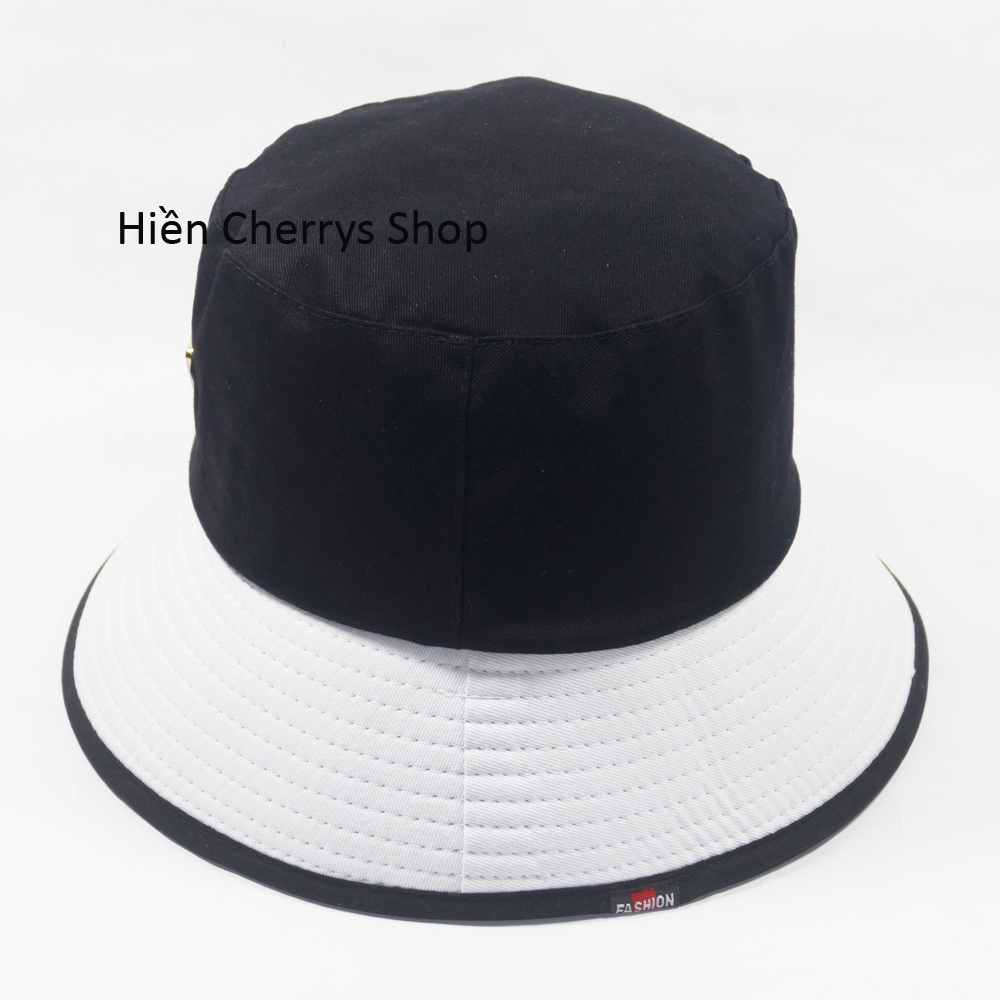 Mũ Bucket , Nón tai bèo Nam Nữ Chất Liệu Vải Cotton Dầy Dặn Thấm Hút Mồ Hôi Thời Trang Cao Cấp