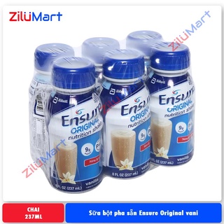 Sữa bột pha sẵn Ensure Original vani loại 237ml