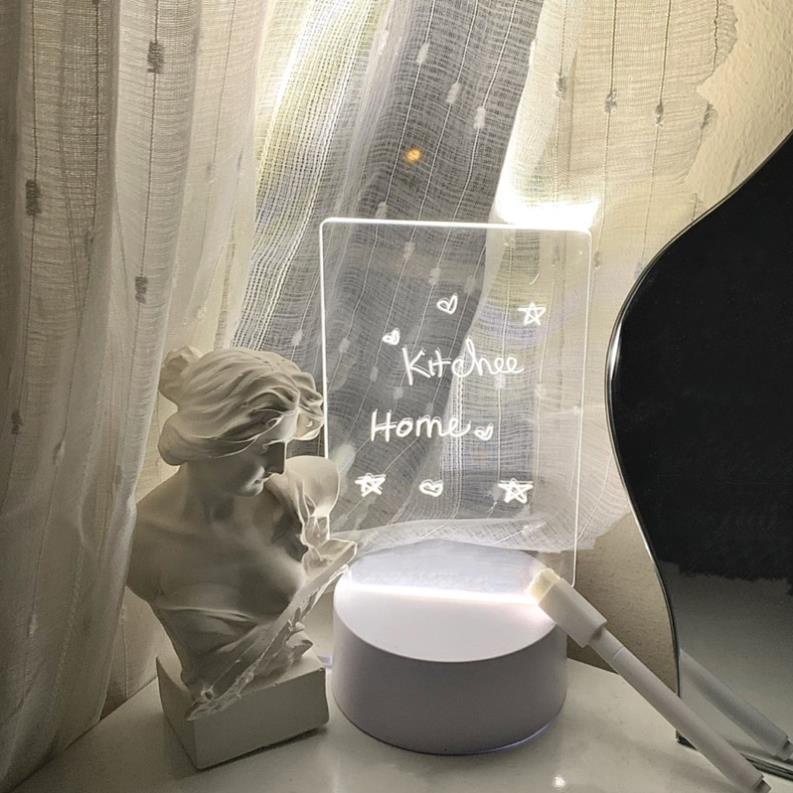 Đèn Ngủ Tự Trang Trí, Đèn Ngủ 3D Viết Xoá Theo Sở Thích Độc Nhất Vô Nhị, Siêu Dễ Thương