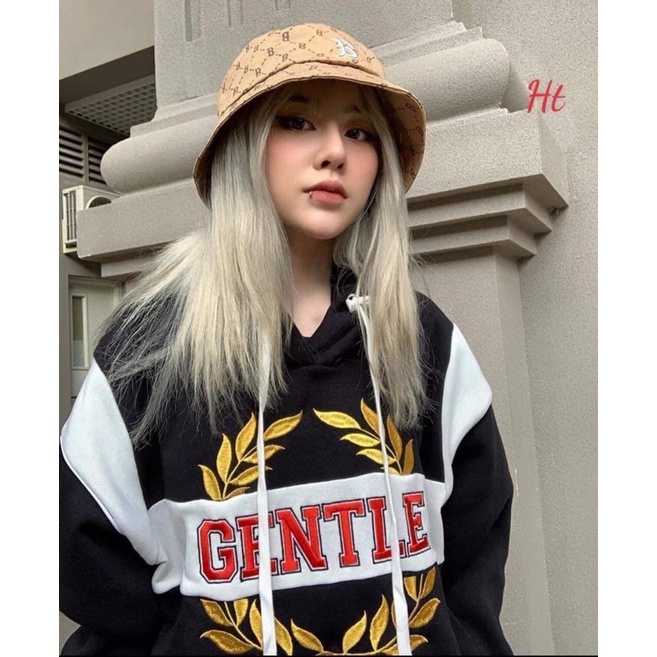 Áo hoodie phối GENt chữ đỏ HT12