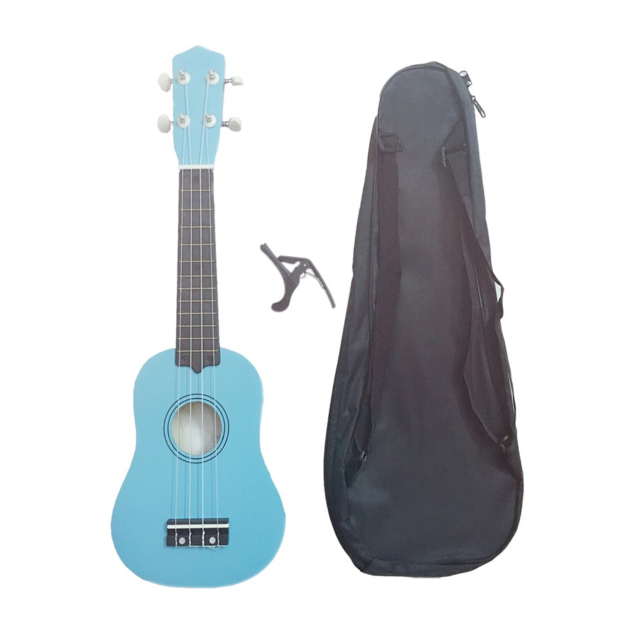 Đàn Ukulele Soprano Size 21 Woim 35A15 Đủ Màu Tặng Kèm Capo Và Bao Vải Thời Trang