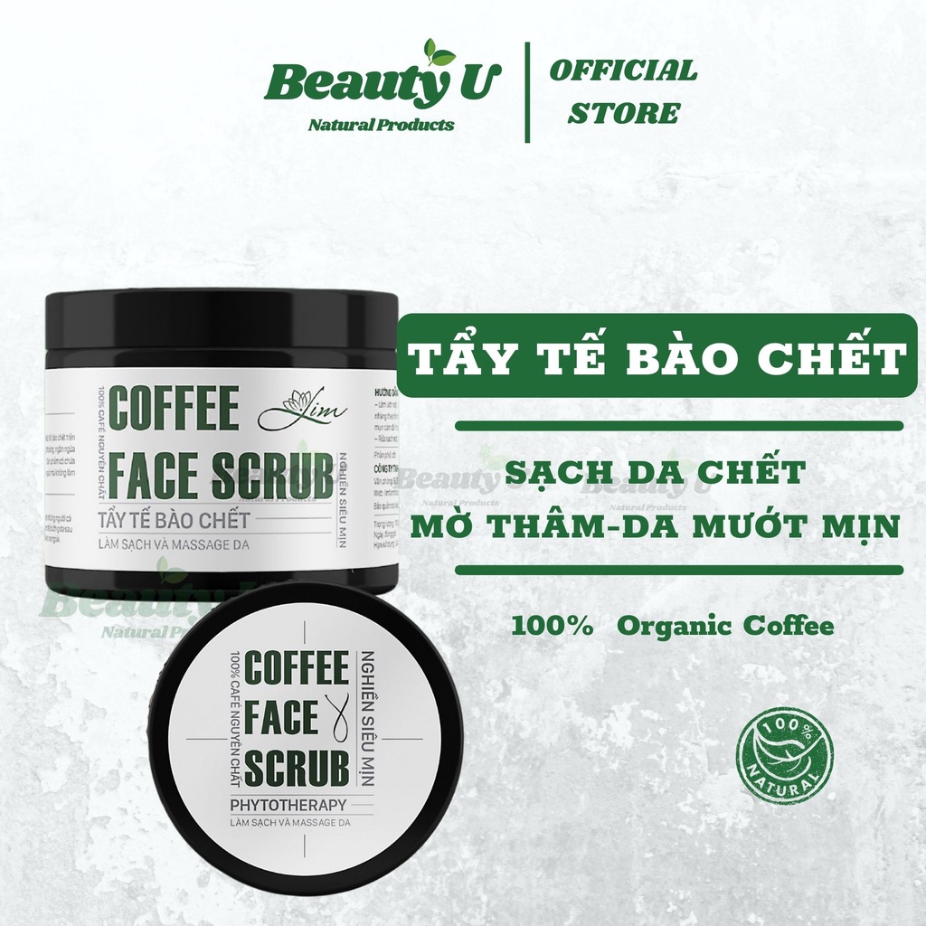 Tẩy Da Chết Tế Bào Chết Body Face Scrub LIM -Handmade- Giảm Mụn Lưng Mông Mờ Thâm Da Mịn Màng Sạch Sâu Giảm Mụn Li Ti