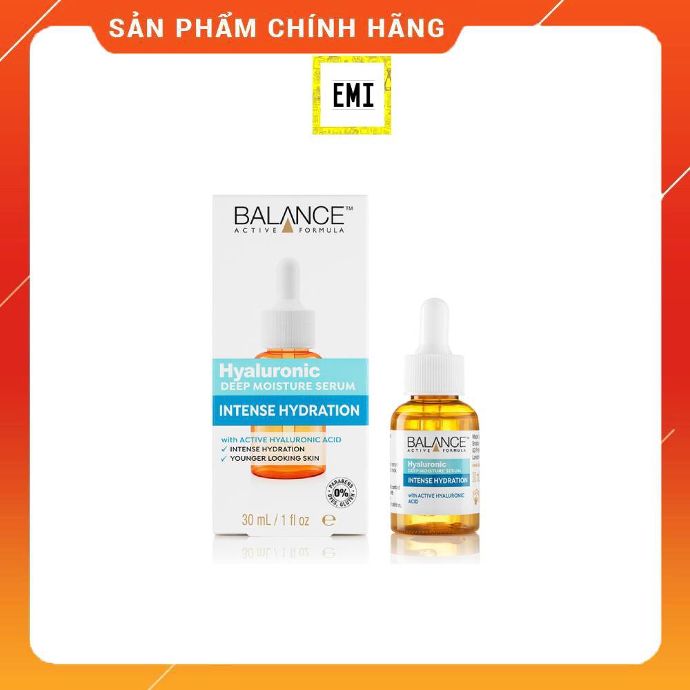 Serum Cấp Nước Dưỡng Ẩm Balance Active Formula Hyaluronic Deep Moisture 30ml