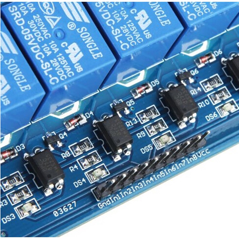 [newnorthcast 0611] 8-Channel 5V Relay Shield Module Board Optocoupler module For Arduino 51/AVR/AVR