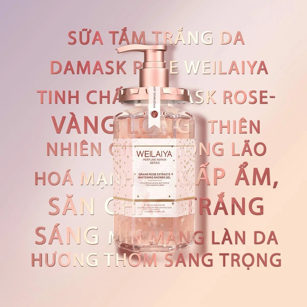 Sữa Tắm Weilaiya-Sữa Tắm Tủy Mật Hoa Hồng