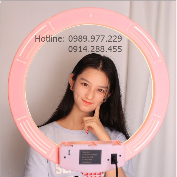 ĐÈN LED LIVESTREAM SIZE 45CM SIÊU SÁNG 3 KẸP ĐIỆN THOẠI - HỖ TRỢ LIVESTREAM QUAY PHIM CHỤP ẢNH MAKEUP SPA