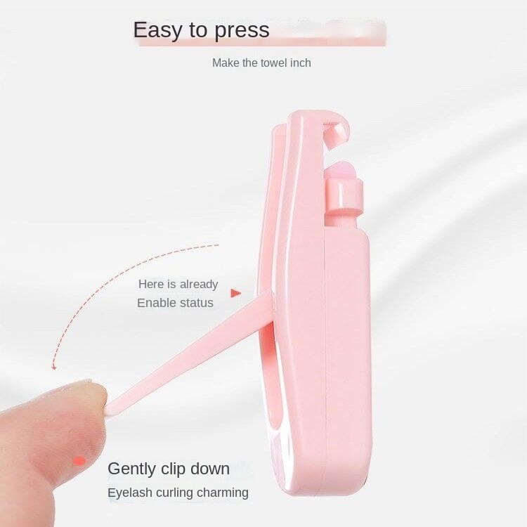 Dụng cụ kẹp bấm cong lông mi mini giữ được lâu dành cho người mới bắt đầu