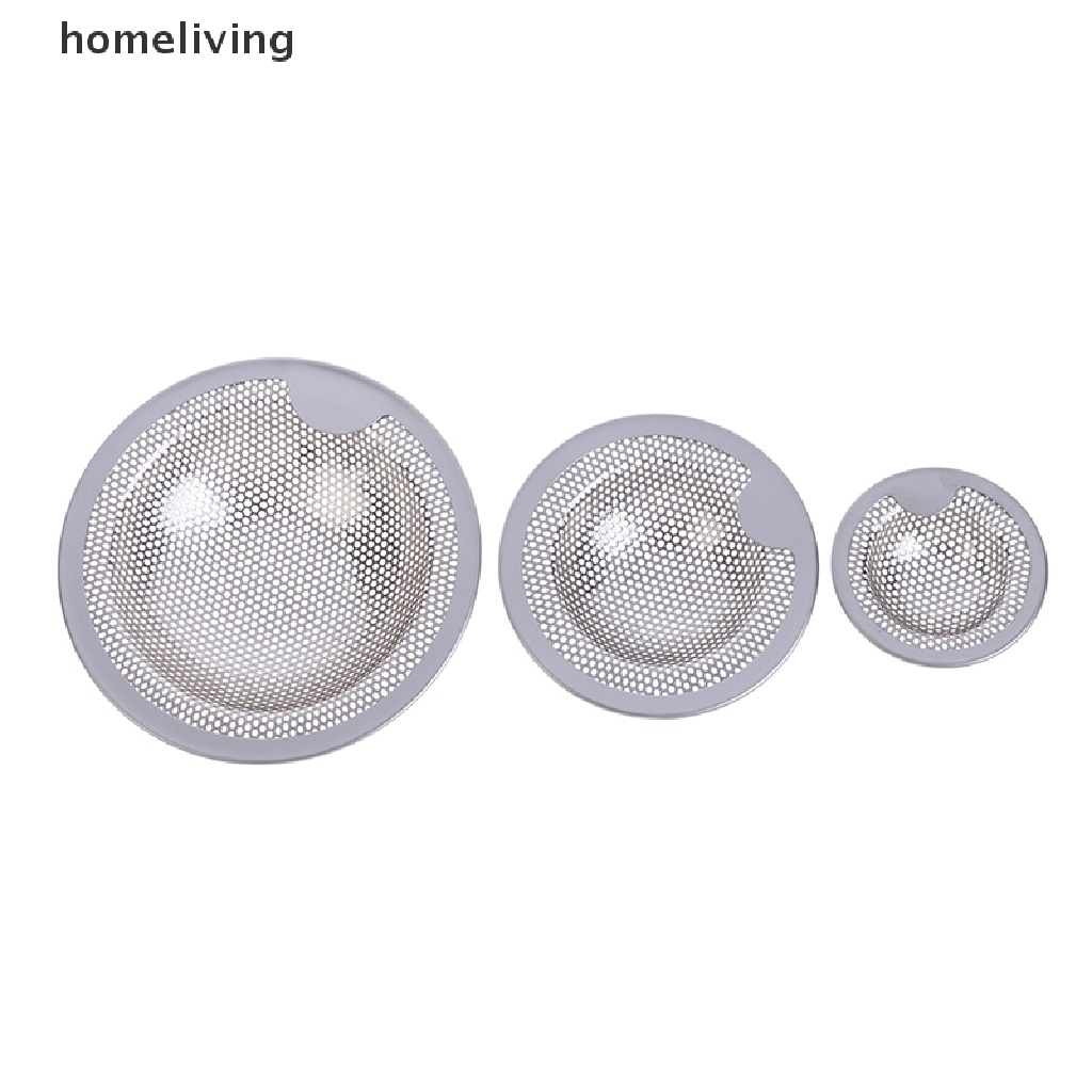 Lưới Lọc Cống Thoát Nước Bồn Rửa Chén Bằng Inox 3 Kích Cỡ Tiện Dụng Cho Nhà Bếp