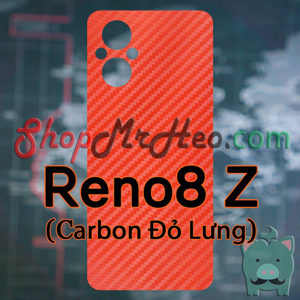 Skin Dán Full Mặt Sau Lưng và Viền Vân 3D Oppo Reno8 Z / 8Z / Reno 8 Z