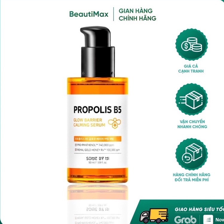 Dưỡng Ẩm Phục Hồi Da Some By Mi Propolis B5 Glow Barrier Calming Serum 50ml