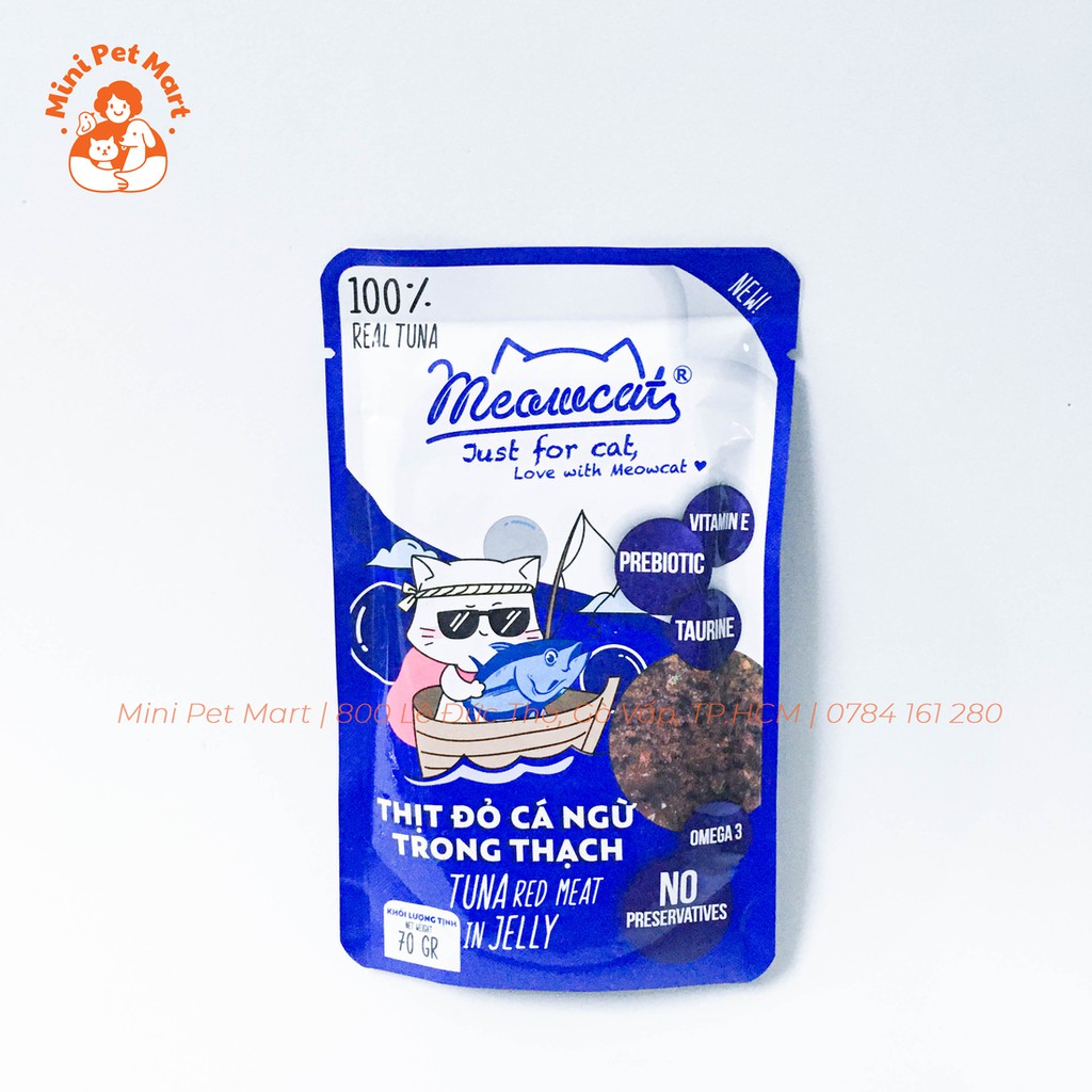 Pate gói cho mèo trưởng thành MEOWCAT 70g