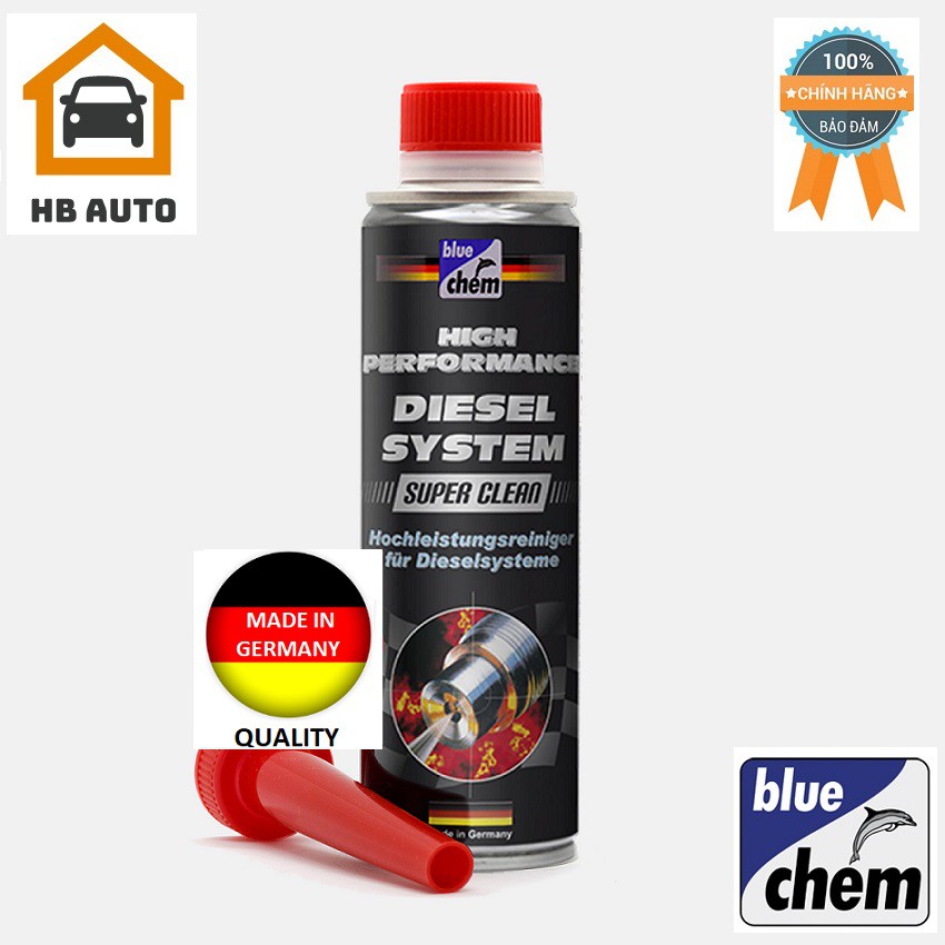 Chai Siêu Vệ Sinh Hệ Thống Dầu Hiệu Suất Cao Bluechem Diesel System Super Clean 33397E (350ml)