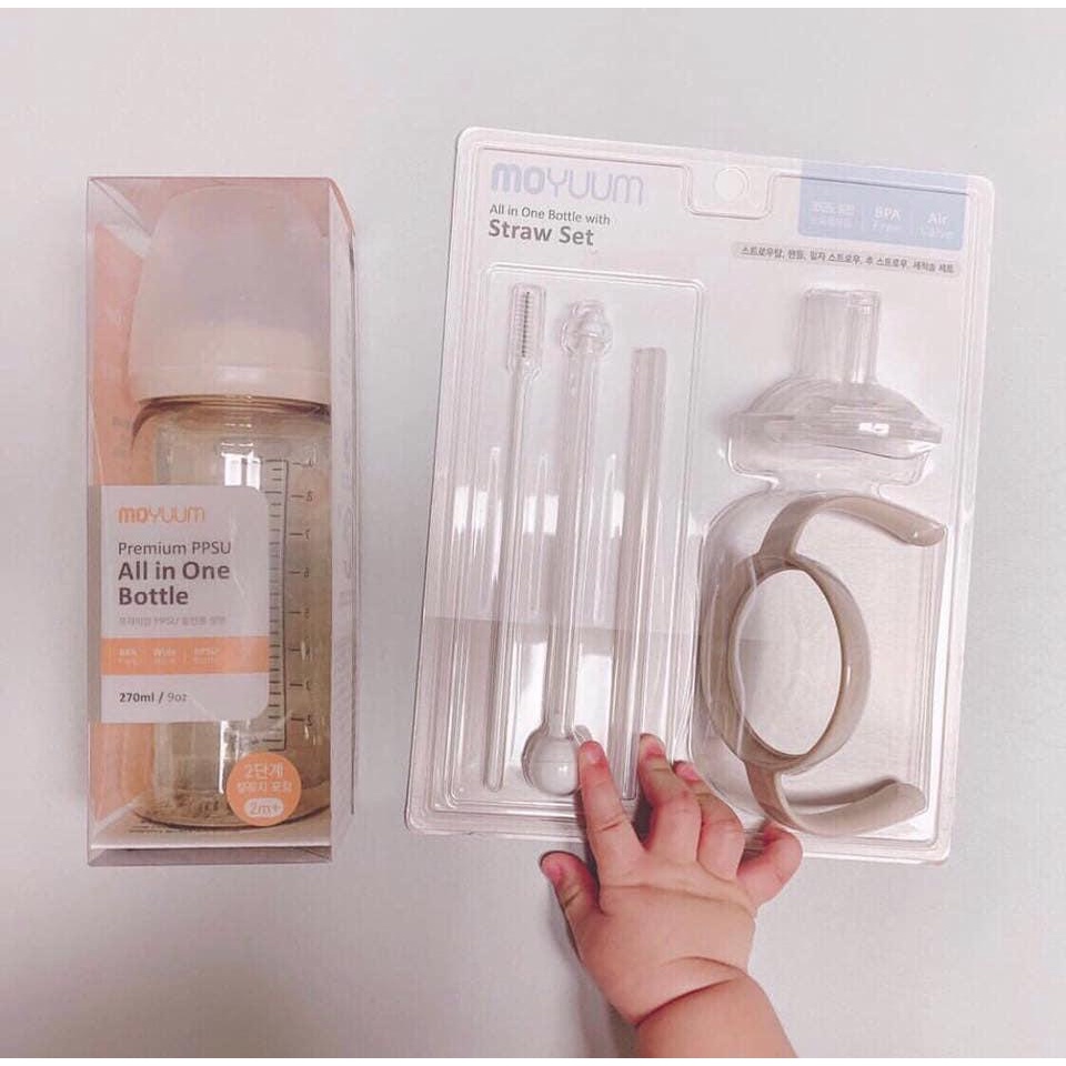 [CHÍNH HÃNG] Bộ chuyển đổi từ bình sữa sang bình nước Moyuum (Không gồm bình)