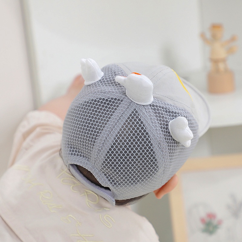 (MUTE35) Mũ nón lưỡi trai trẻ em hoạt hình cho bé trai bé gái 6-18th tuổi